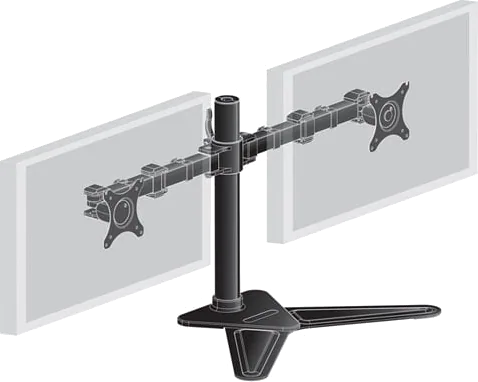 iiyama DS1002D-B1 Dual Desktop Arm Stand