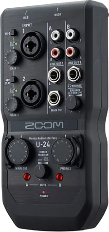 ZOOM U-24 Handy Audio Interface