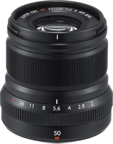 Fujifilm XF-50mm F2.0 R WR Lens (Black)