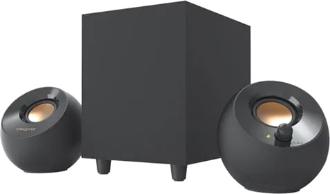 Creative Pebble Plus 2.1 Compact Speakers with Subwoofer Black