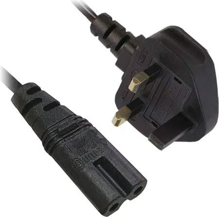 Xclio 2m Figure 8 to UK Mains Lead