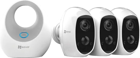 Ezviz Security Kit W2D Hub with 3 C3A WiFi Cameras