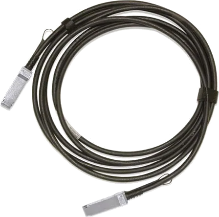 NVIDIA MCP1600-C005E26L Ethernet Passive Copper Cable, 100GbE, 100Gb/s, QSFP28, 5m, Black, 26AWG, CA-L