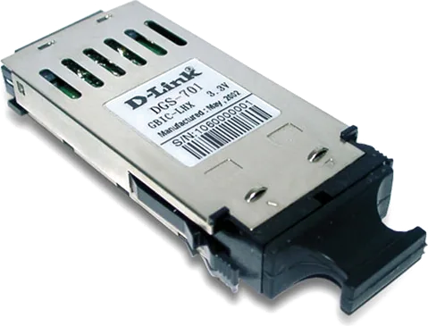 D-Link 1-Port GBIC Transceiver 1000BaseSX, max. 550 m (3,3 V 5 V)