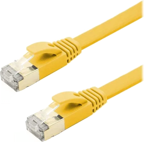 Xclio Yellow Flat CAT7 Cable