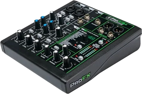 Mackie - 'ProFX6v3' 6-Channel Professional Effects Mixer With USB
