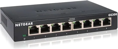 Netgear GS308 8-Port Gigabit Switch 300 Series Desktop / Wallmount