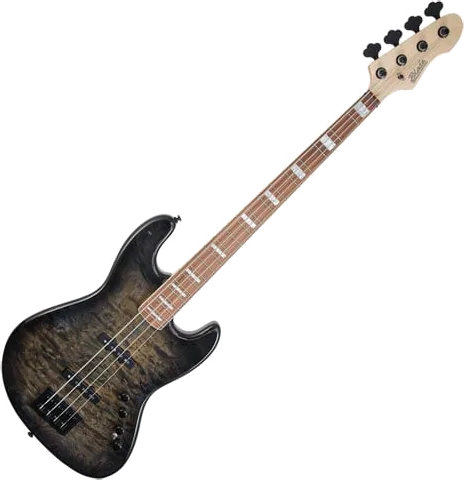 Blade B3-Custom, 4-String Electric Bass Guitar, Active Pickups