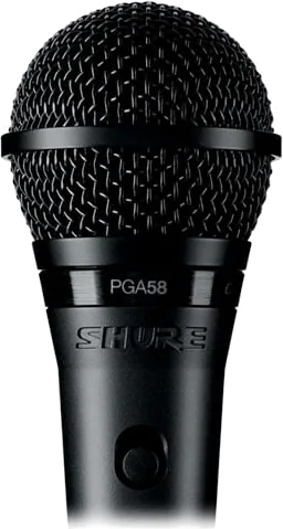 Shure PGA58 Cardioid Dynamic Vocal Microphone