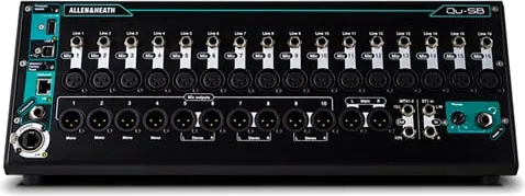 Allen And Heath Qu-SB 18-channel Rackmount Digital Mixer, with 16 AnalogiQ Preamps, 32 x 32 USB Interface, and Remote