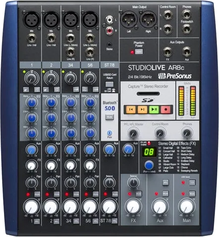Presonus StudioLive AR8c Interface, Mixer, Recorder