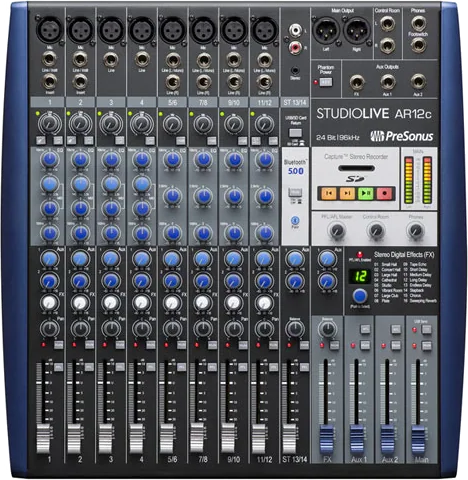 Presonus StudioLive AR12c Interface, Mixer, Recorder