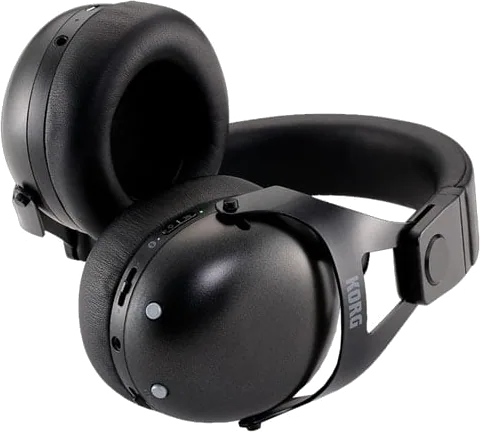 Korg NC-Q1 Active Noise Cancelling Wireless/Wired DJ Class Headphones Black
