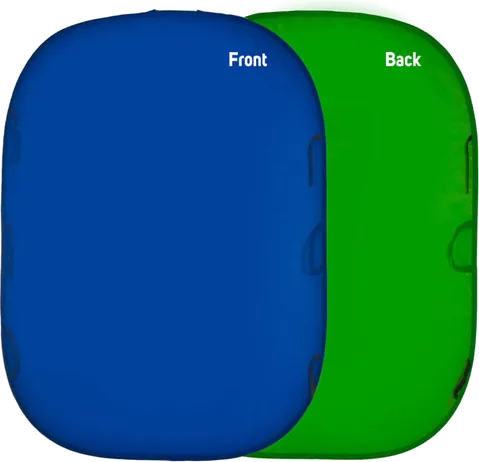 Manfrotto Collapsible 1.8 x 2.1m Green/Blue Background