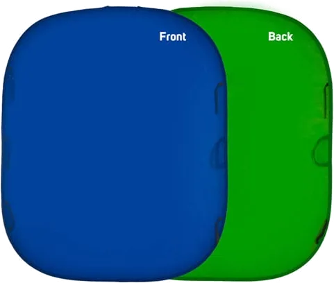 Manfrotto Collapsible 1.5 x 1.8m Green/Blue Background