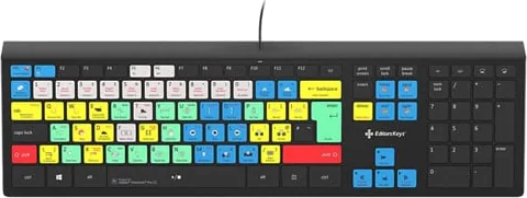 EditorsKeys Adobe Premiere CC Backlit Keyboard Windows