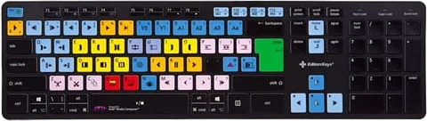 EditorsKeys Avid Media Composer Slimline Wireless Keyboard