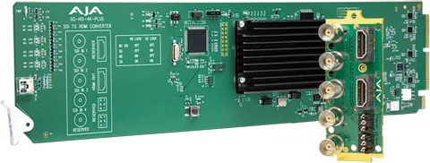 AJA 3G-SDI to HDMI 2.0 Conversion with DashBoard Support