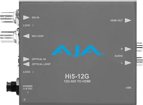 AJA 12G-SDI to HDMI 2.0 Converter