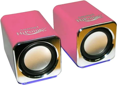 Xclio Digital Mini Stereo Aluminium Speakers Built in Sound Card Turqioise with Blue LED USB