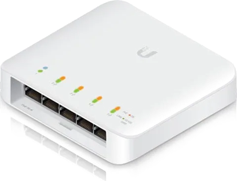 5 Port Ubiquiti USW-FLEX UniFi Flex Gigabit Managed Passive PoE Switch 46W