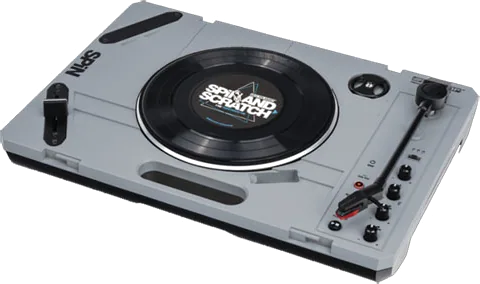 Reloop Spin Portable turntable, AUX input, MP3 Recording, Built-In Speaker, Bluetooth connection