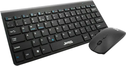 Xclio Wireless Slimline Mini Bluetooth Keyboard and Mouse Set Black
