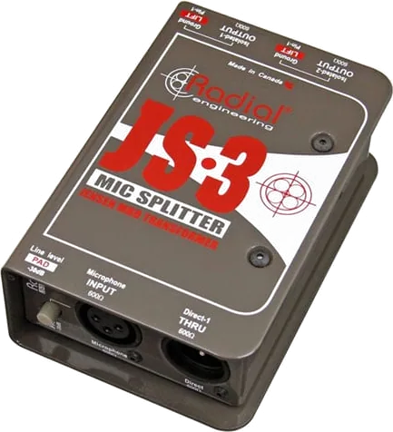 Radial JS3 - Passive Microphone Splitter