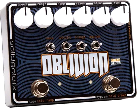 SolidGoldFX - 'Oblivion' Quad Flanger Pedal