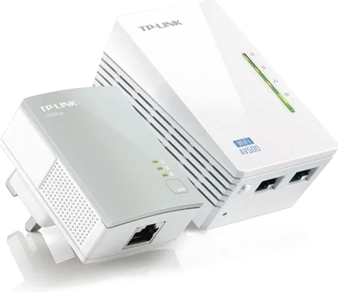 TP-Link Kit 2 Pack Powerline 600 Wi-Fi Extender Starter Kit