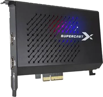 Supercast X LiVE4K UHD HDR Internal PCIe Capture Card