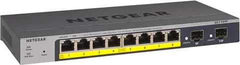 NETGEAR GS110TPv3 8 Port GbE PoE+ Smart Managed Pro Switch