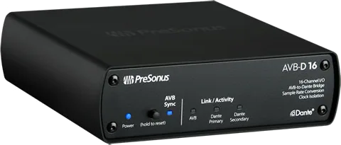 PreSonus AVB-D 16 16 Channel I/O AVB to Dante Bridge
