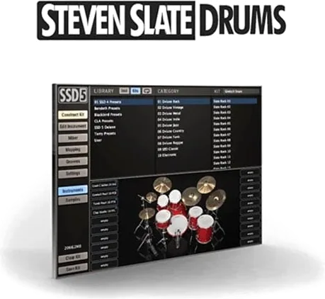 Steven Slate Drums 5 Virtual Drum Software (Digital Download)