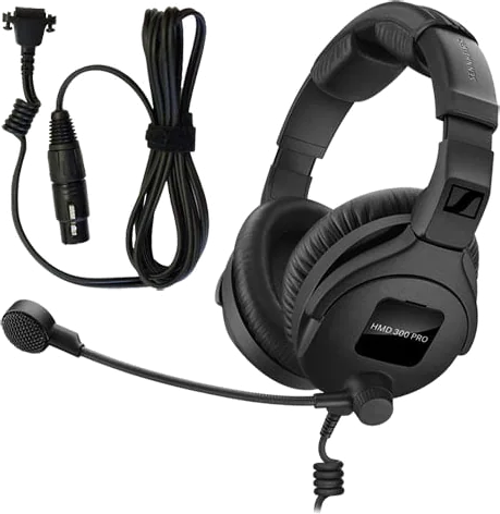 Sennheiser - 'HMD 300 PRO-X4F' Dual-Sided Broadcast Headset
