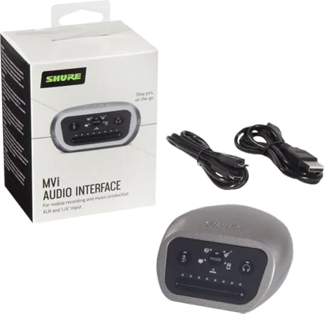 Shure MVi iOS / USB Audio Interface with Lightning Cable
