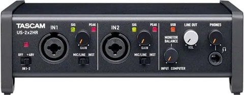 Tascam US-2x2HR USB Desktop Audio Interface