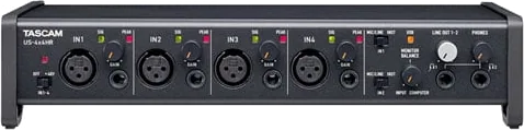 Tascam US-4x4HR High-Resolution USB Audio Interface, 4 in /4 out, iOS compatibility