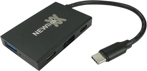 NEWLINK 4-Port Slim USB Type-C Hub
