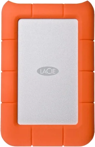5TB LaCie Rugged Mini STJJ5000400, Portable External HDD, USB 3.0, Shock/Drop/Crush Resistant, Orange/White