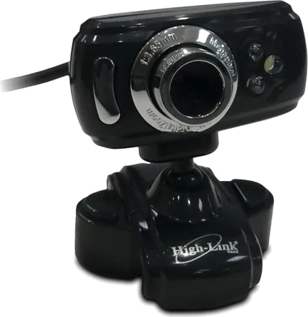 HiPoint HD Webcam with Built-in Microphone, Black