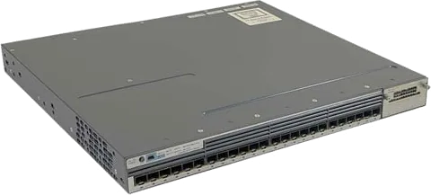 Cisco Catalyst WS-C375x-24-S 24-Port L2+L3 Managed Rackmount Switch with SFP