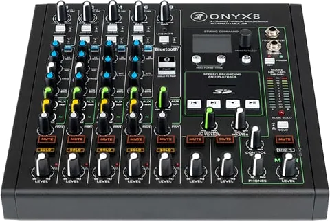 Mackie Onyx8 - 8 Channel Mixer with Multi-Track USB