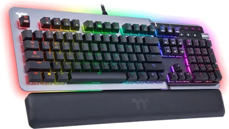 ThermalTake Argent K5 Mechanical RGB Gaming Keyboard w/ Wrist Rest - UK Layout
