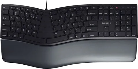 CHERRY KC 4500 Ergo Keyboard Black UK English