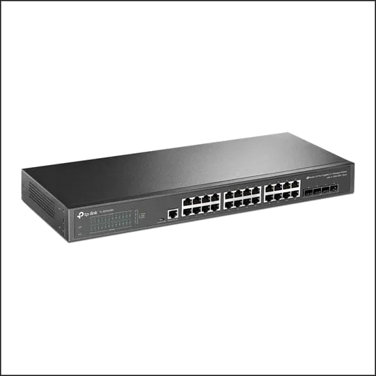 tp-link JetStream 28-Port JetStream Gigabit + 10GbE SFP Managed Switch