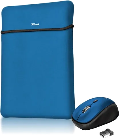 Xclio Yvo 2-in-1 Reversible 15.6" Laptop Sleeve & Wireless Mouse