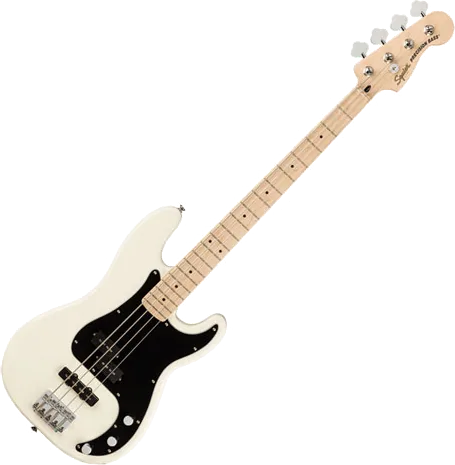 Squier - Affinity Series Precision Bass PJ, Maple Neck - Olympic White