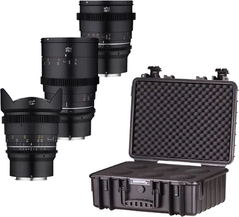 Samyang VDSLR MK2 14/35/85 Cine Lens Kit - Sony FE Mount