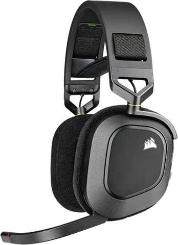 CORSAIR HS80 7.1 Carbon Wireless RGB Gaming Headset